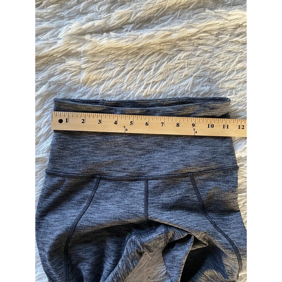 Athleta High Rise Plie Mesh Insert Tight Heather Grey black Size XXS Dance Barre - Picture 8 of 12
